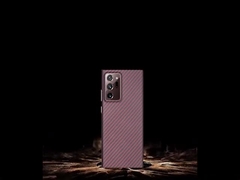 サムスンZの折目3のための極度の淡いブルーのAramid繊維の電話箱