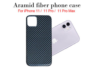 IPhone 11のための膚触りがよい感動させる実質のAramid繊維の電話箱