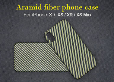 iPhone Xのための耐震性の防水カーボンAramid繊維のiPhoneの場合