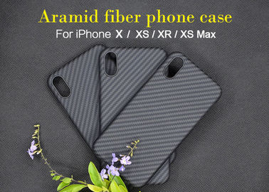 iPhone Xのための非伝導性のあや織りの終わりのAramid繊維の電話箱