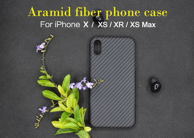 3D iPhone XSのための膚触りがよいソフト接触質のAramid繊維の電話箱