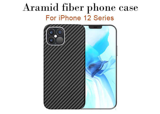 耐震性のAramid繊維のiPhone 12の場合の新しいiPhoneカーボン繊維の箱