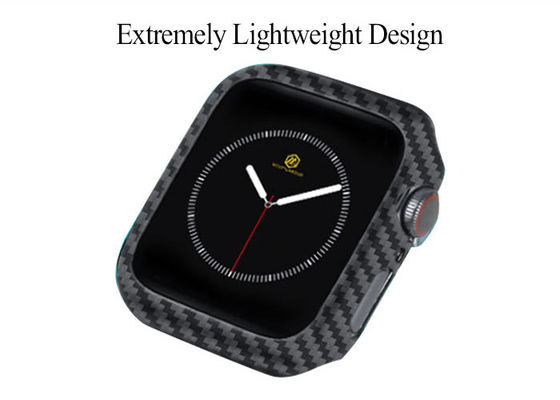耐久力のある贅沢な100%のカーボン繊維のAppleの時計ケース