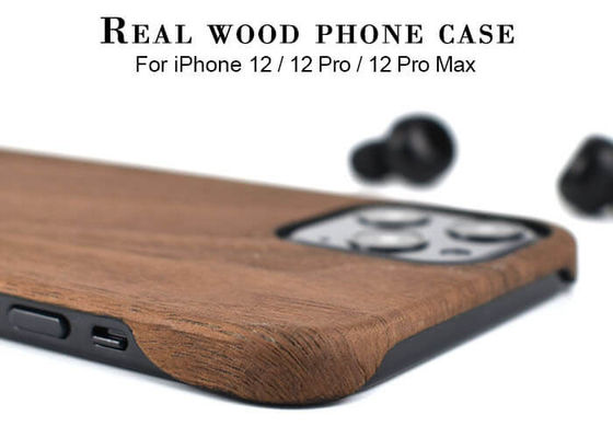 iPhoneのための耐久力のある極度の薄い木製の電話箱12プロ最高
