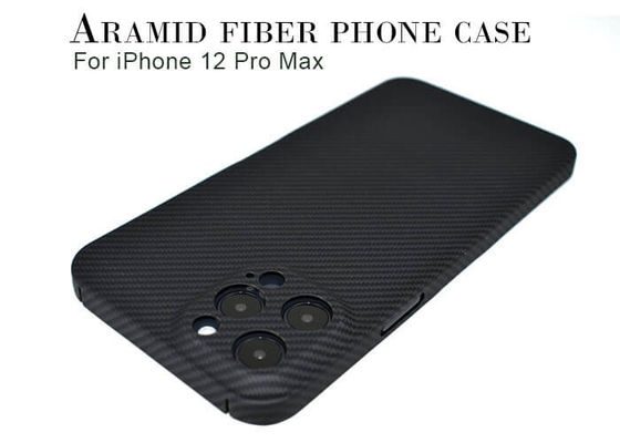iPhone 12のプロ最高のケブラーのiPhoneの場合のための証拠のAramidの電話箱に衝撃を与えなさい