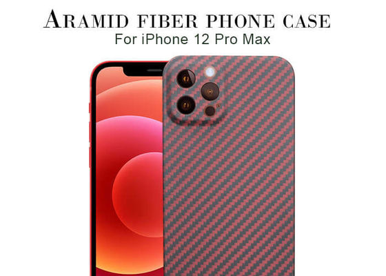 iPhone 12のプロ最高のケブラーの電話箱のためのカーボン繊維の箱のAramid繊維の携帯電話の箱