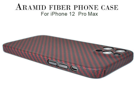 iPhone 12のプロ最高の赤いカメラの完全な保護Aramid繊維の箱