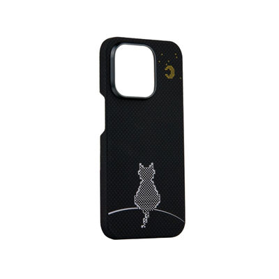 超薄 0.8mm 厚さ 16g 体重 iPhone 16 Pro Max 用の汚れ耐性 アラミド繊維の電話ケース