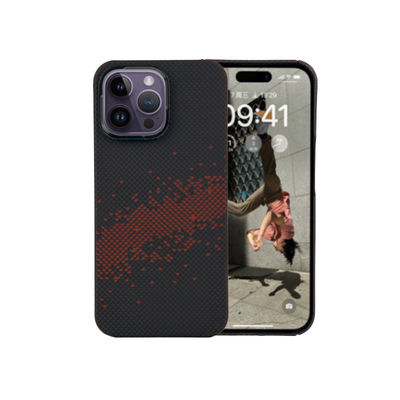 超薄型 フルプロテクション マグネティック アラミド カーボンファイバー 電話ケース iPhone 16 Pro Max