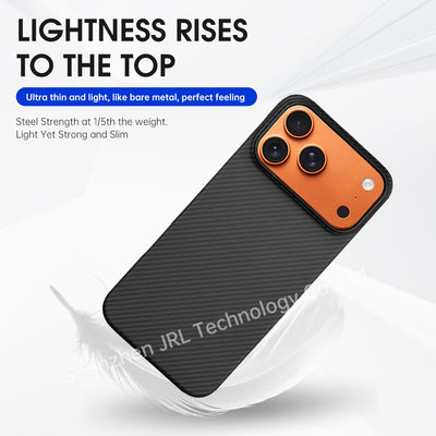 600D Pattern Customized Aramid Carbon Fiber Mobile Cover for iPhone 17 Pro Max