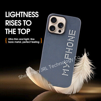 Glow In The Dark 超ライト アラミド カーボンファイバー モバイルカバー iPhone 17 Pro