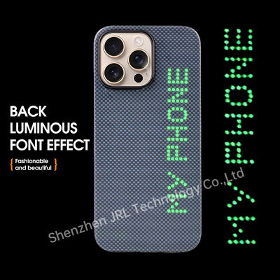 Glow In The Dark 超ライト アラミド カーボンファイバー モバイルカバー iPhone 17 Pro