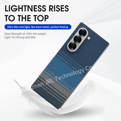 Customized Blue Color Strong Suction Aramid Fiber Phone Case For Samsung Galaxy Fold7
