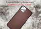 反指紋のiPhone 11のための赤い無光沢の終わりのケブラーAramid繊維の電話箱