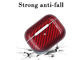 Airpods 3赤い防水3Kカーボン繊維のAirpodsのプロ箱
